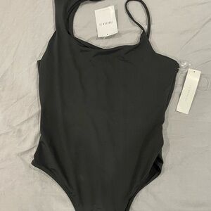 Mock neck cami bodysuit